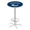 Holland Bar Stool Co 42" Chrome Vancouver Canucks Pub Table L216C4228VanCan - alternate 1